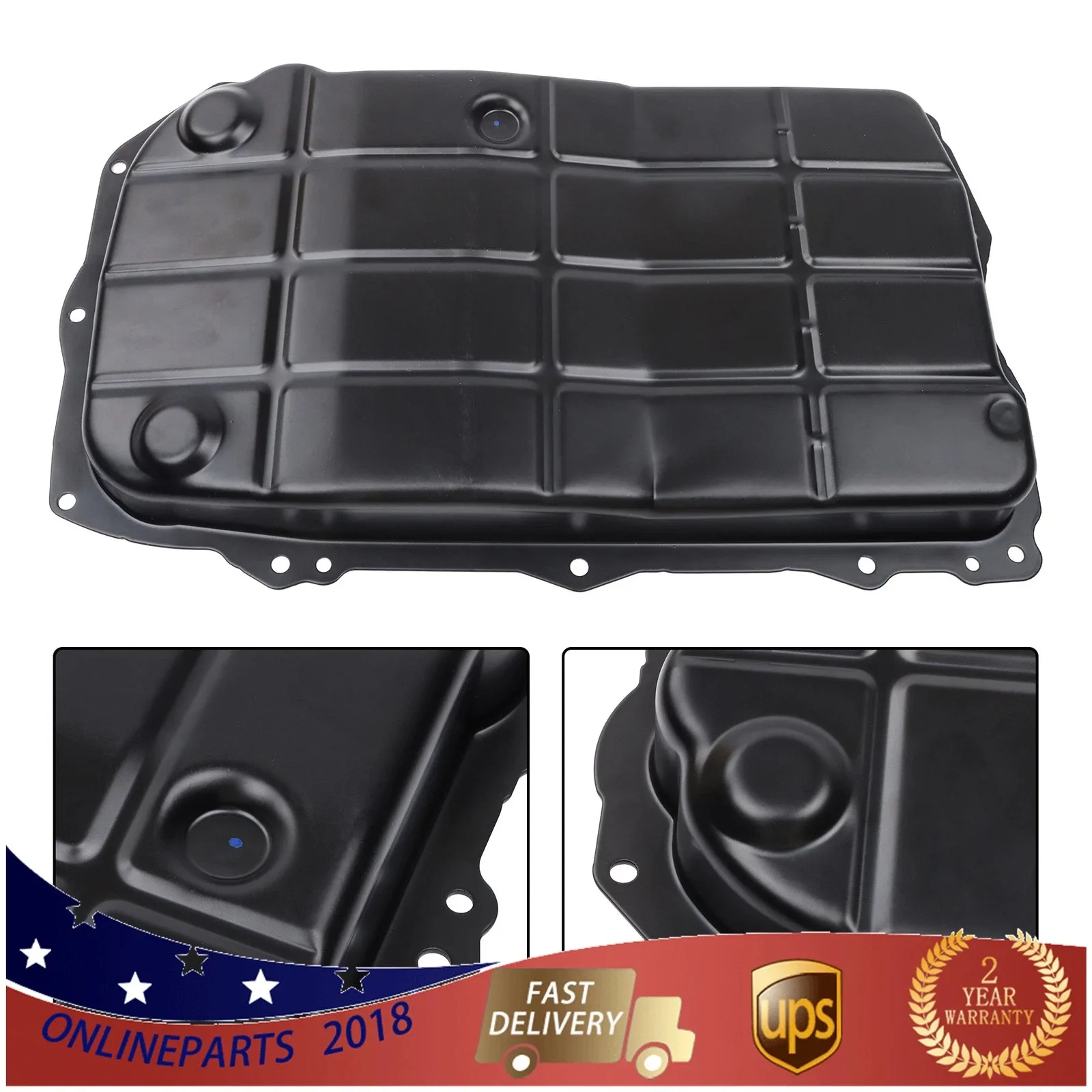 2018-2023 Jeep Wrangler Transmission Oil Pan 68362041AC image 2
