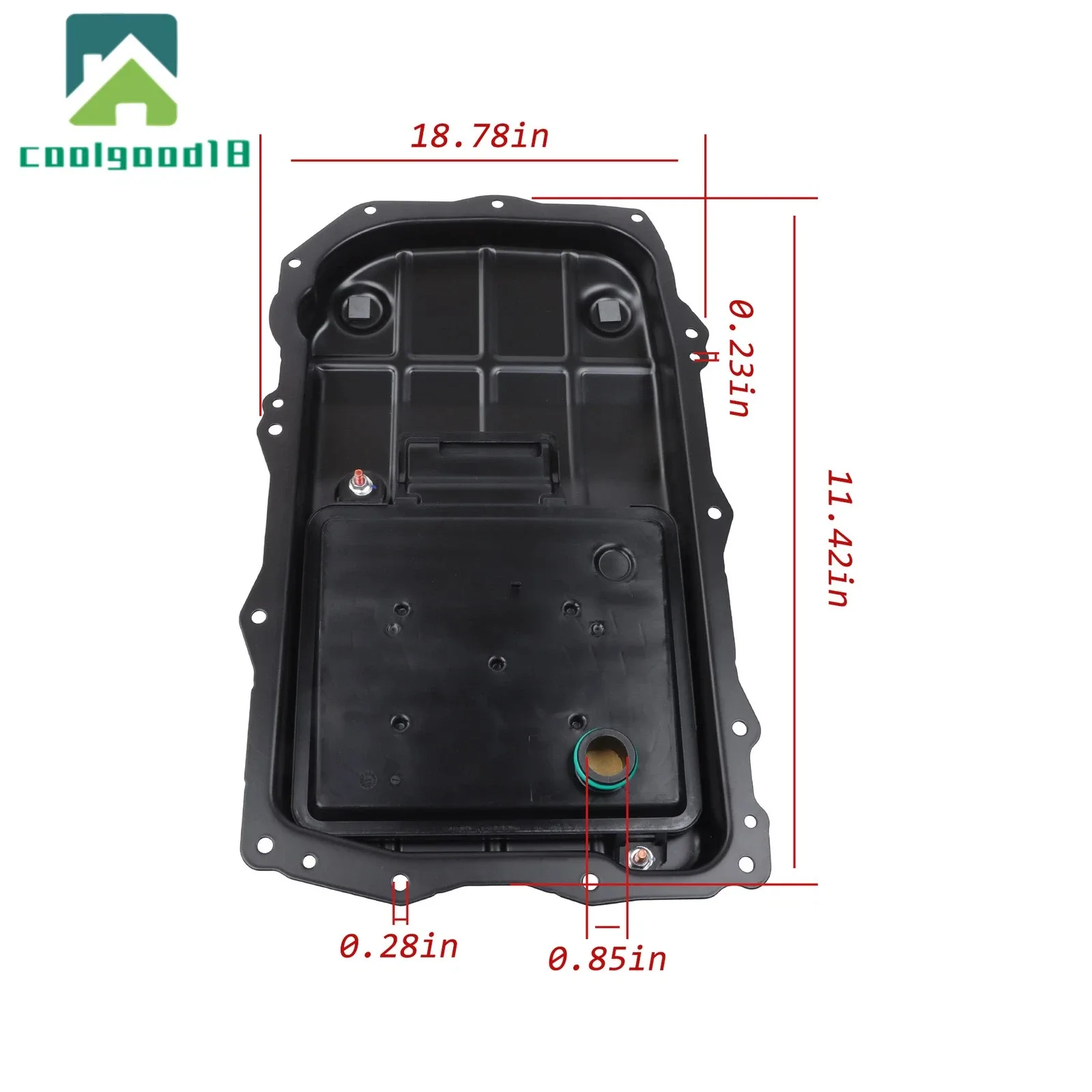 For Jeep Wrangler 2.0L 3.6L 2018-2023 68362041AA Transmission Oil Pan 68362041AC image 2