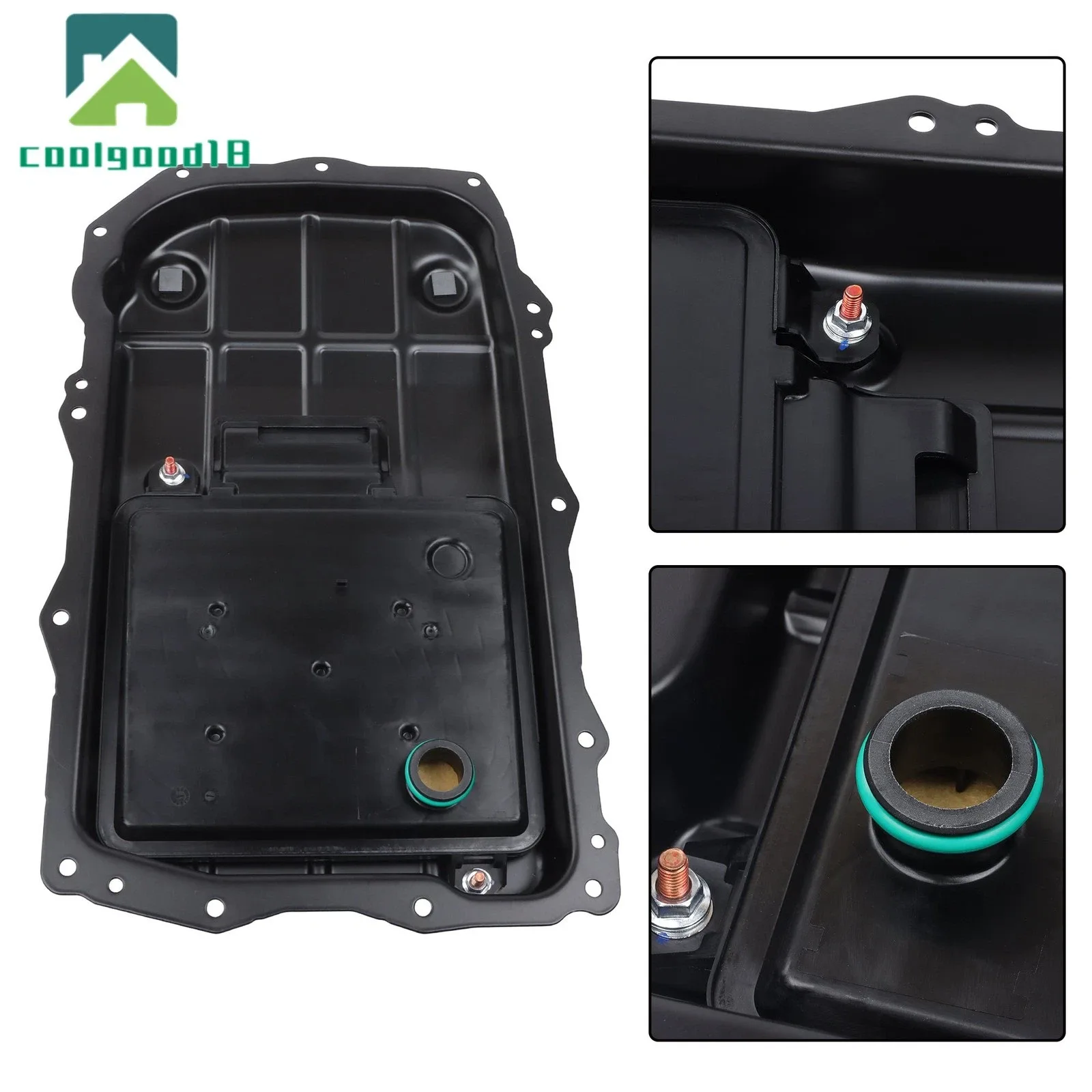 For Jeep Wrangler 2.0L 3.6L 2018-2023 68362041AA Transmission Oil Pan 68362041AC image 3