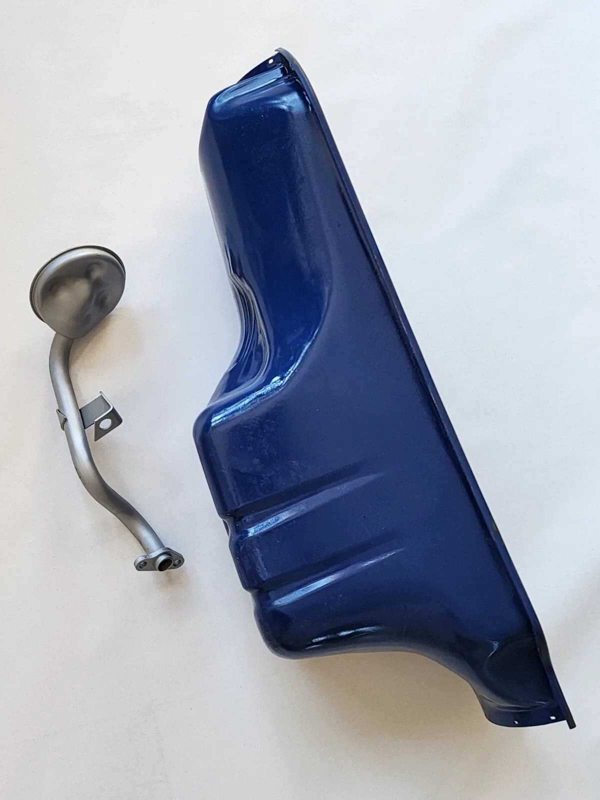 71 - 76 Cadillac DeVille Engine Oil Pan + OIL PICK UP TUBE sandblasted & painted