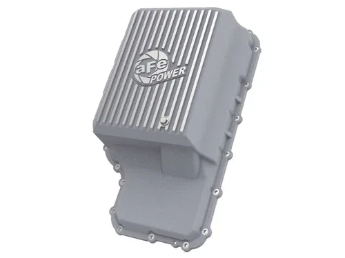 aFe Power Street Series Transmission Pan Raw w/ Machined Fins