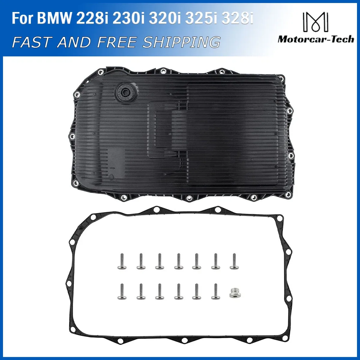 BMW F30 F10 F07 F06 Automatic Transmission Oil Pan Kit 24117624192