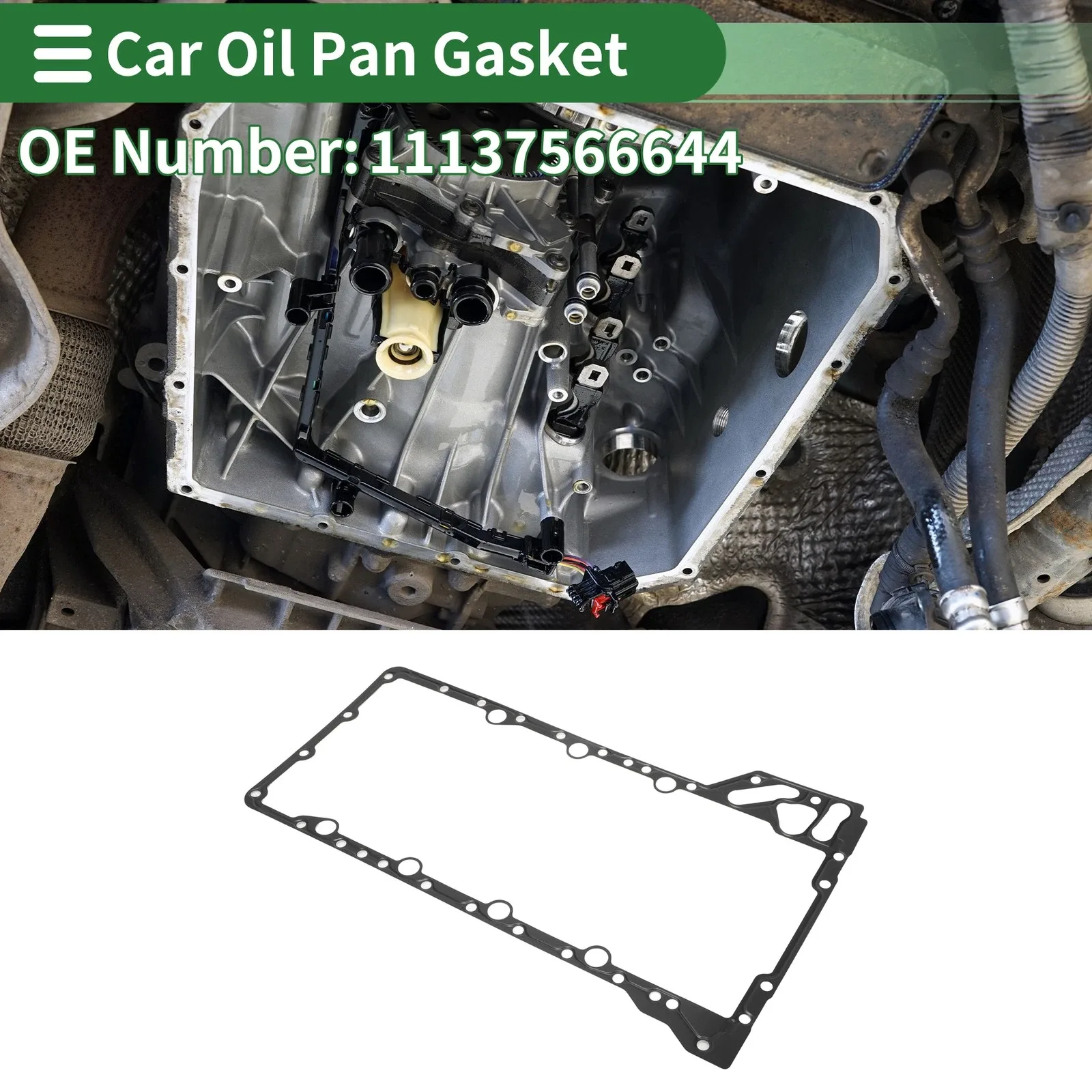 No.11137566644 Car Oil Pan Gasket for BMW 550i 2011-2016 for BMW 650i 2012-2018