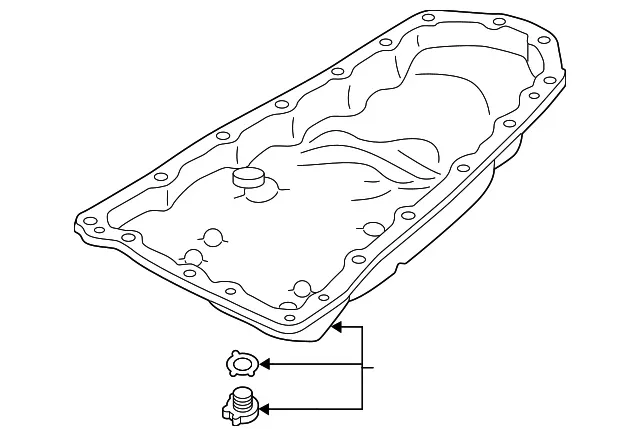 Genuine Nissan Oil Pan 31390-28X0E