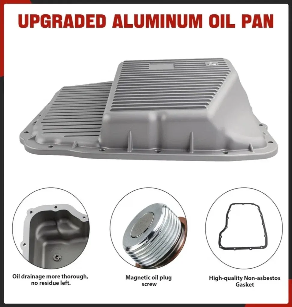 Transmission Oil Pan XT173-AL for Dodge Ram 1500/2500/3500 & Jeep Grand Cherok image 4