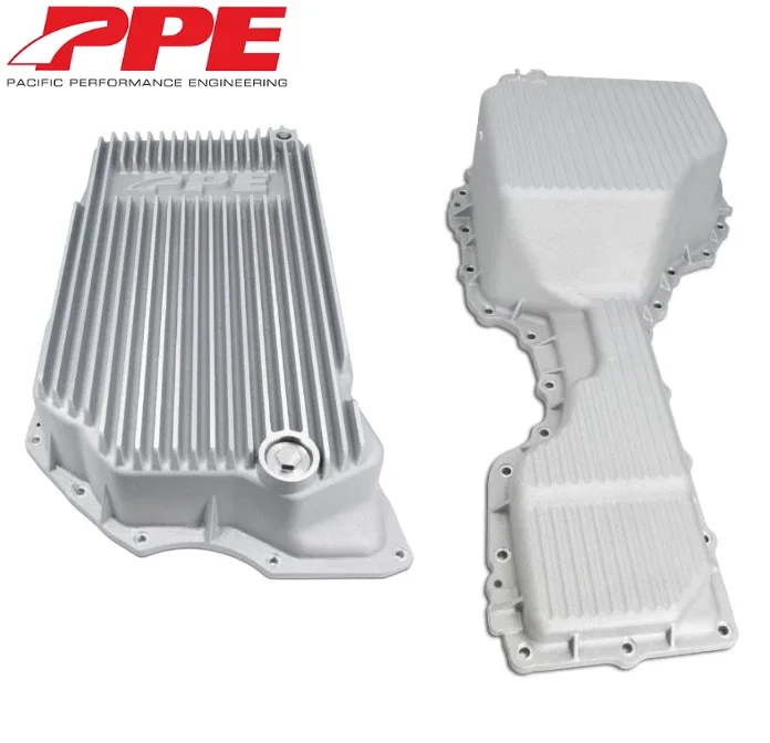 PPE Deep Capacity Raw Aluminum Transmission & Oil Pan For 20-24 GM 6.6L Duramax