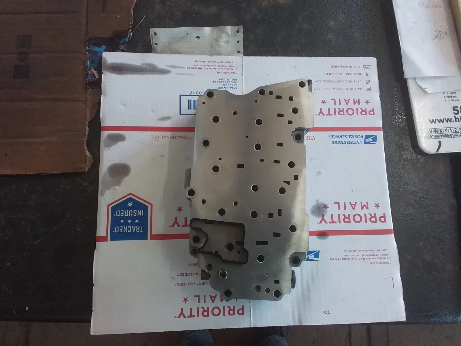 2010-2012 CHEVT Cruze/Malibu/Regal/Sonic Transmission Valve Body MPN 235110269