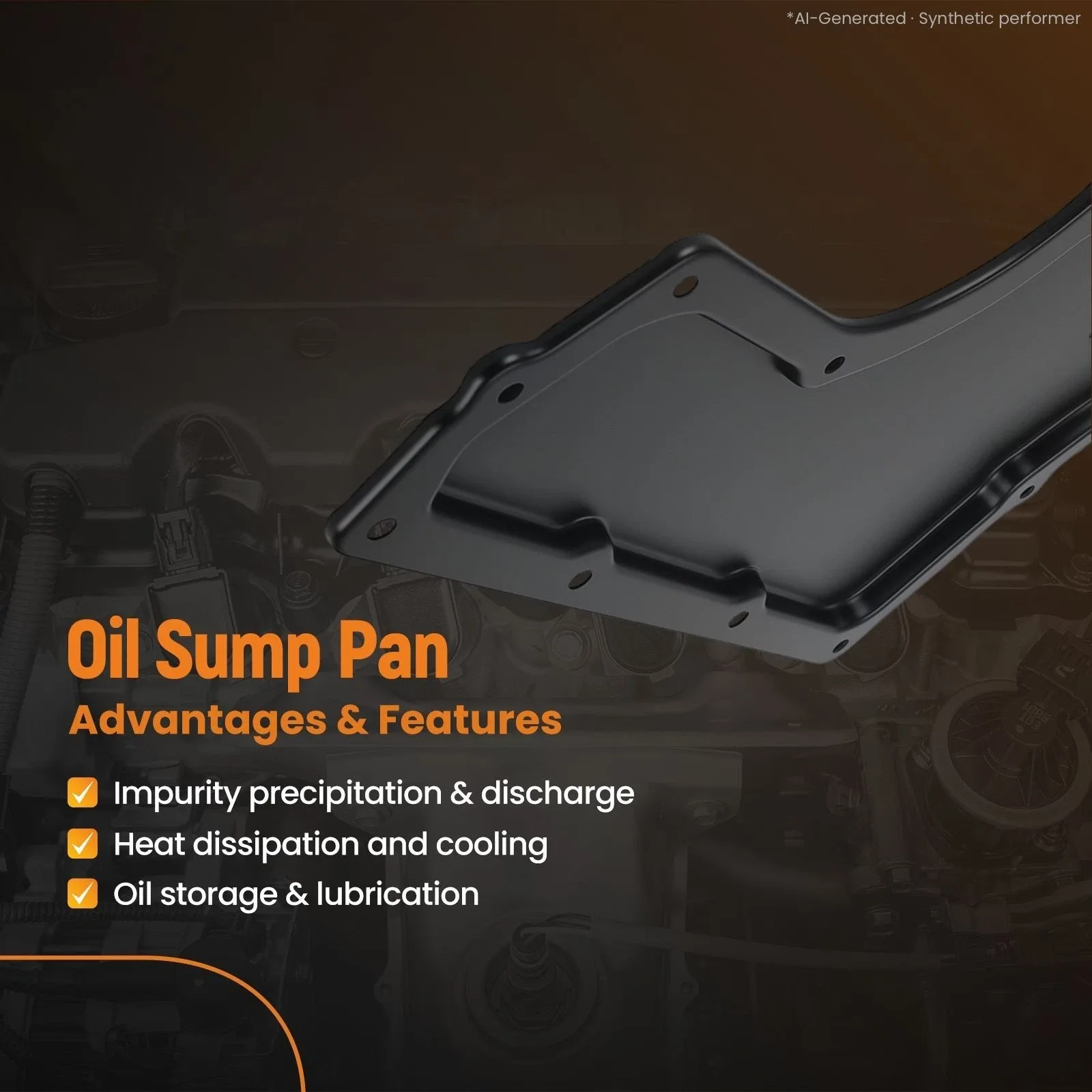Auto Transmission Oil Pan Kit for Chevrolet Cobalt Malibu 1997-2007 103013 image 2