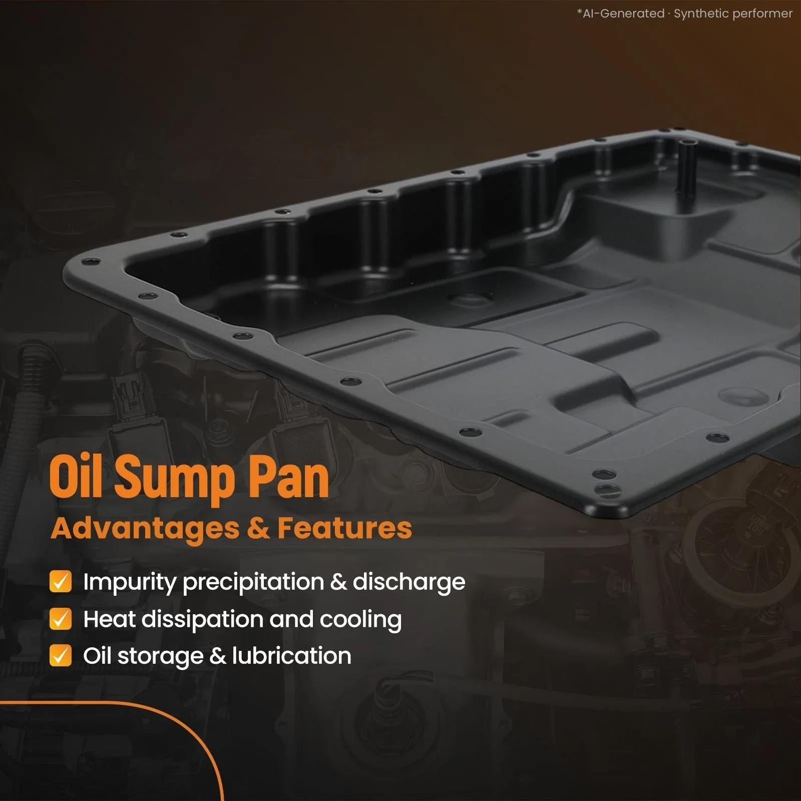 Transmission Oil Pan (Oil Pan) for Nissan & Infiniti - maXpeedingrods Q891BJ image 2