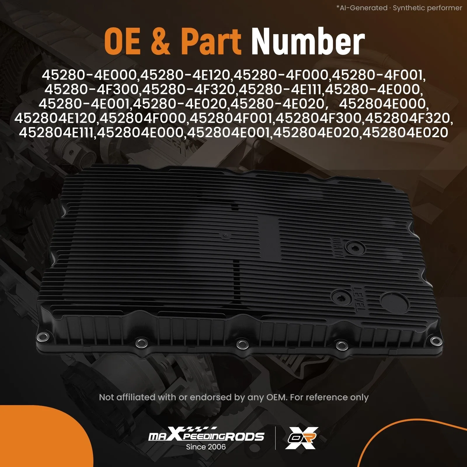 Transmission Oil Pan for Hyundai Genesis Coupe 2013-2016 45280-4E111 image 4