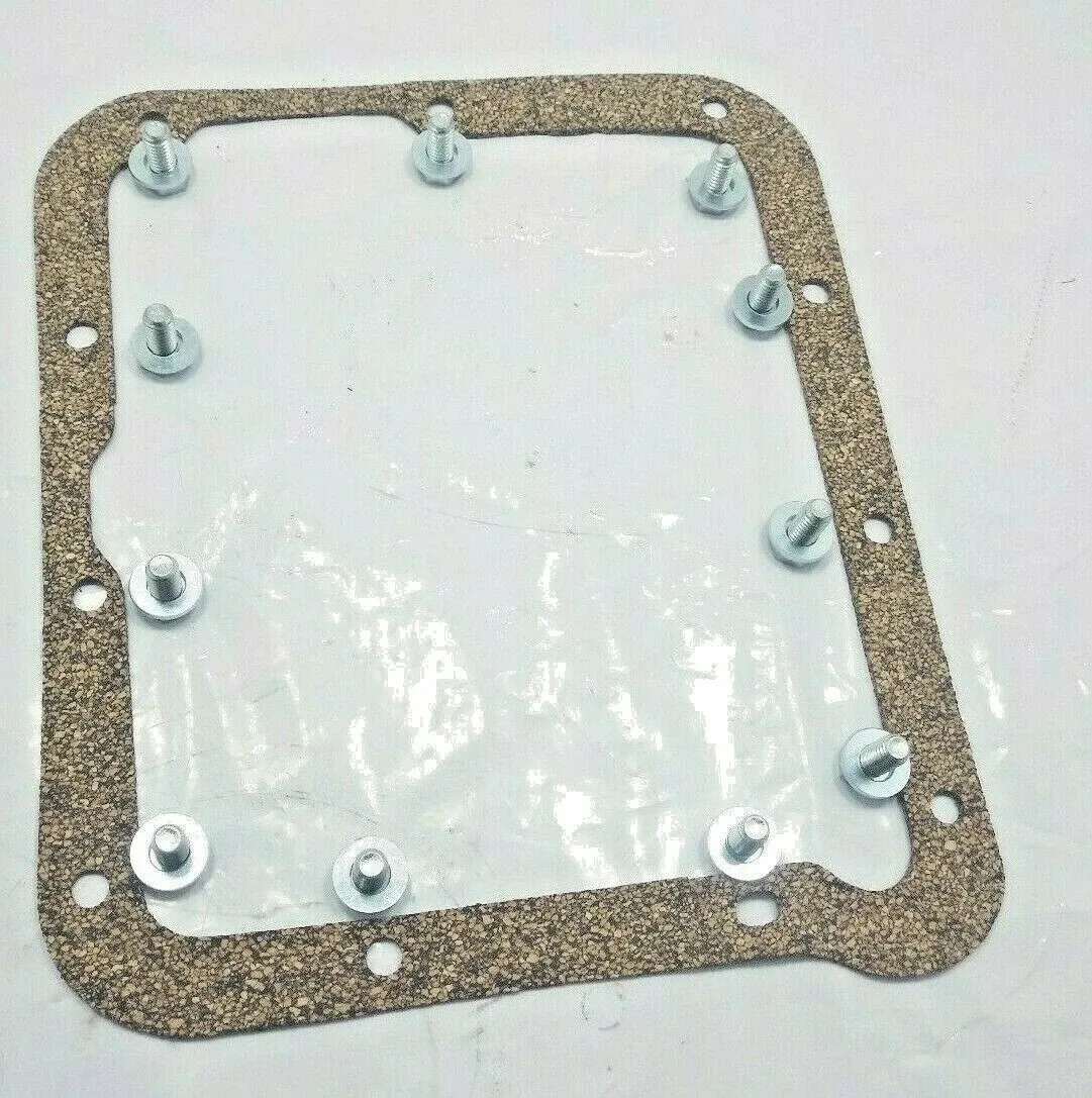. Ford c4 c-4 c5 c-5 Transmission Oil Pan Gasket AND New PAN BOLTS image 4