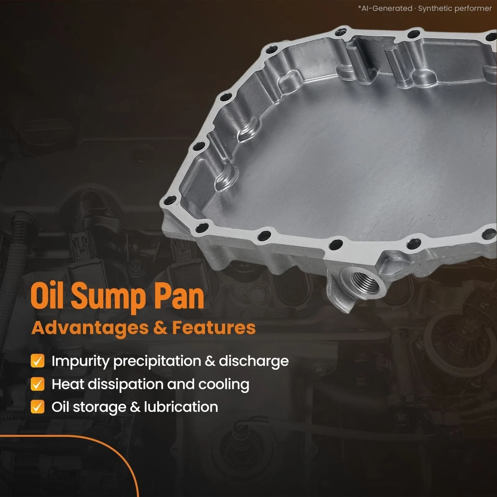 2015-2019 Honda HR-V Oil Pan 211515T0000 (maXpeedingrods) image 3