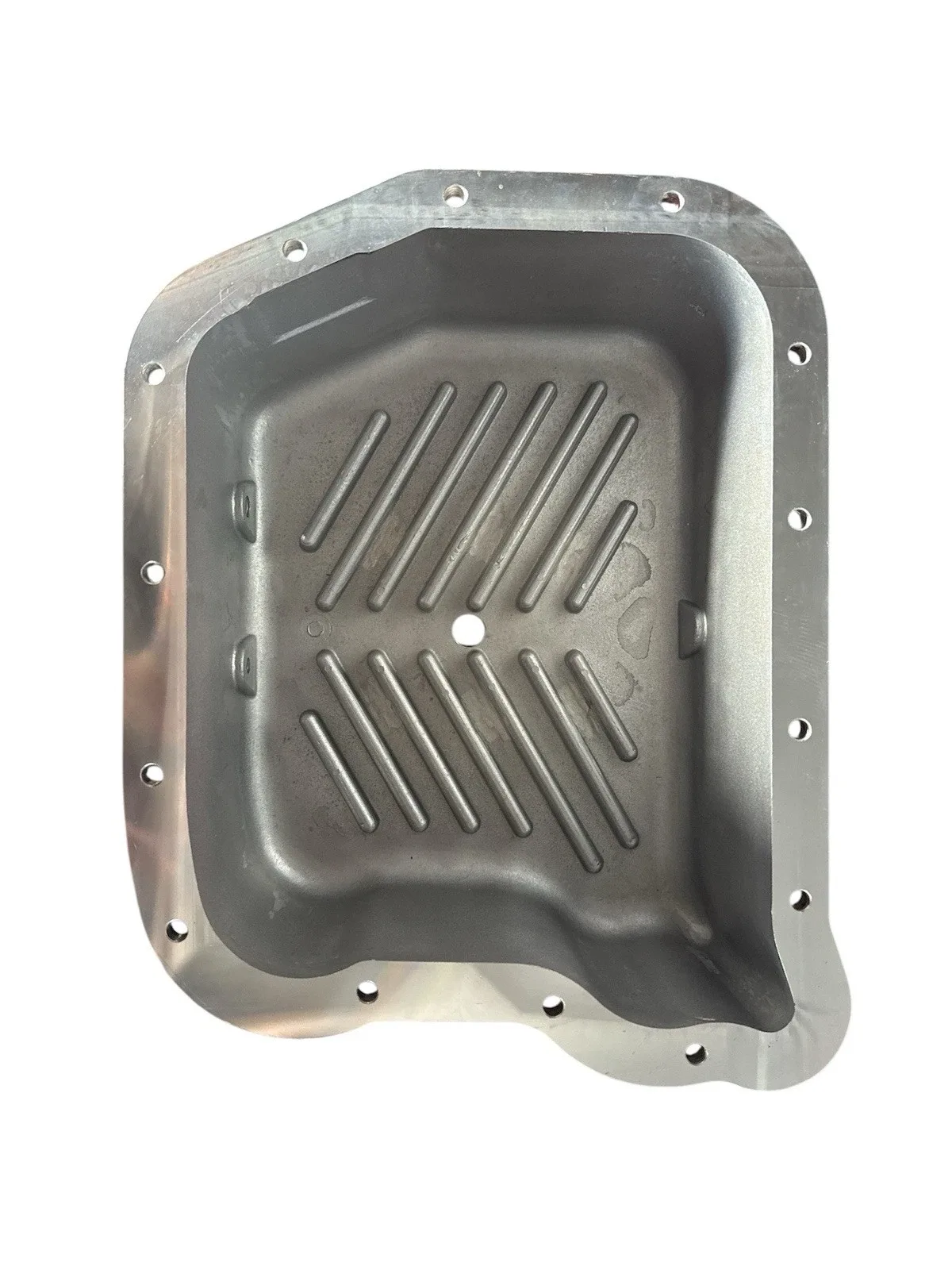 Deep Cast Aluminum 48RE 46RE 44RE Transmission Pan with Temperature Port image 2