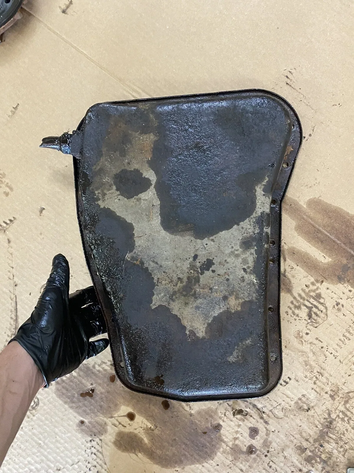 1962 GM Hydra Matic Transmission Oil Pan ML5E34(a)