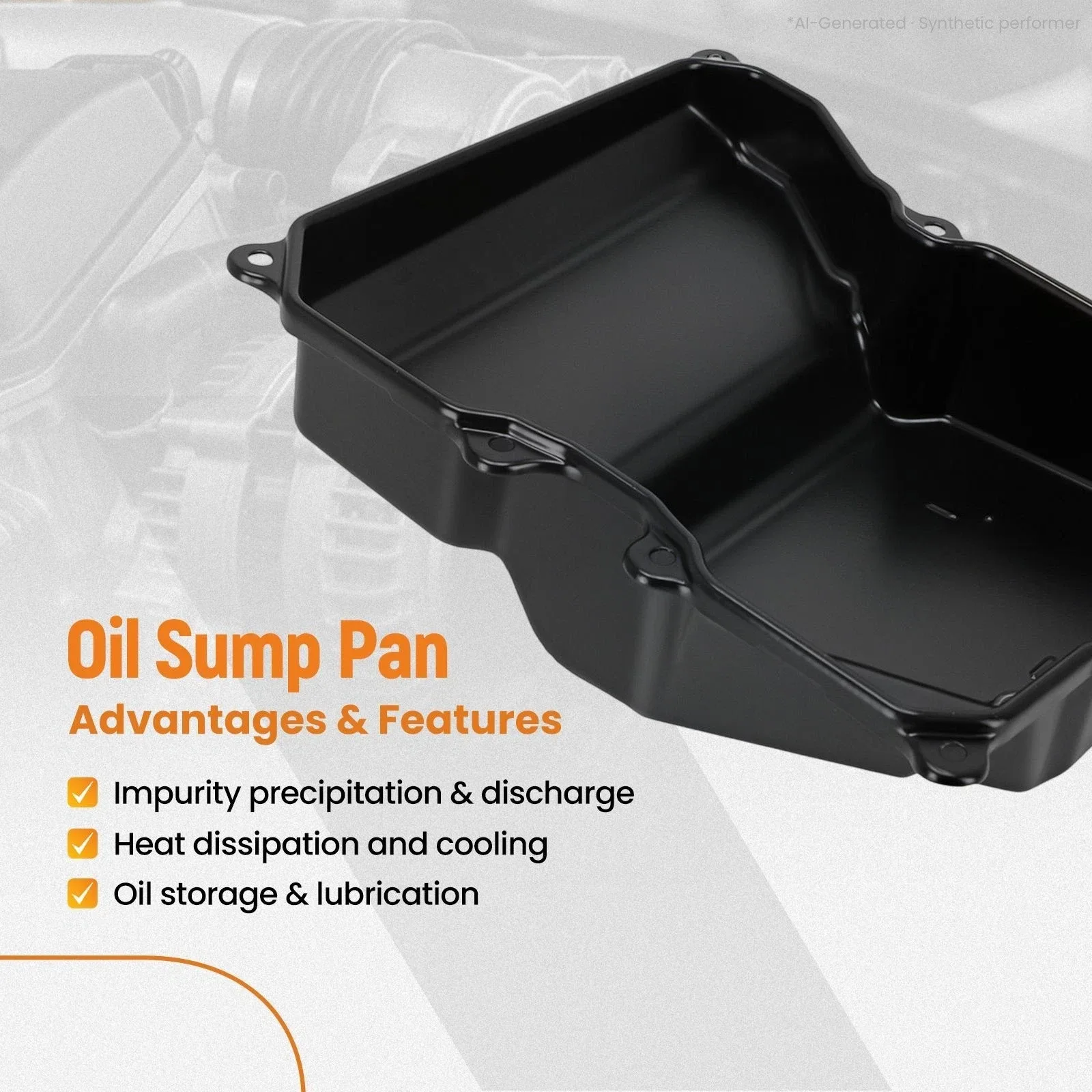 Direct Replacement Transmission Oil Pan for Mini Countryman 2011-2016 image 2