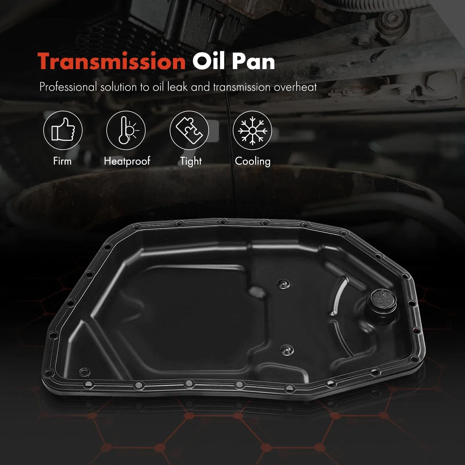 Automatic Transmission Oil Pan w/ Gasket for Audi A4 2005-2008 A4 A6 Quattro S4 image 3