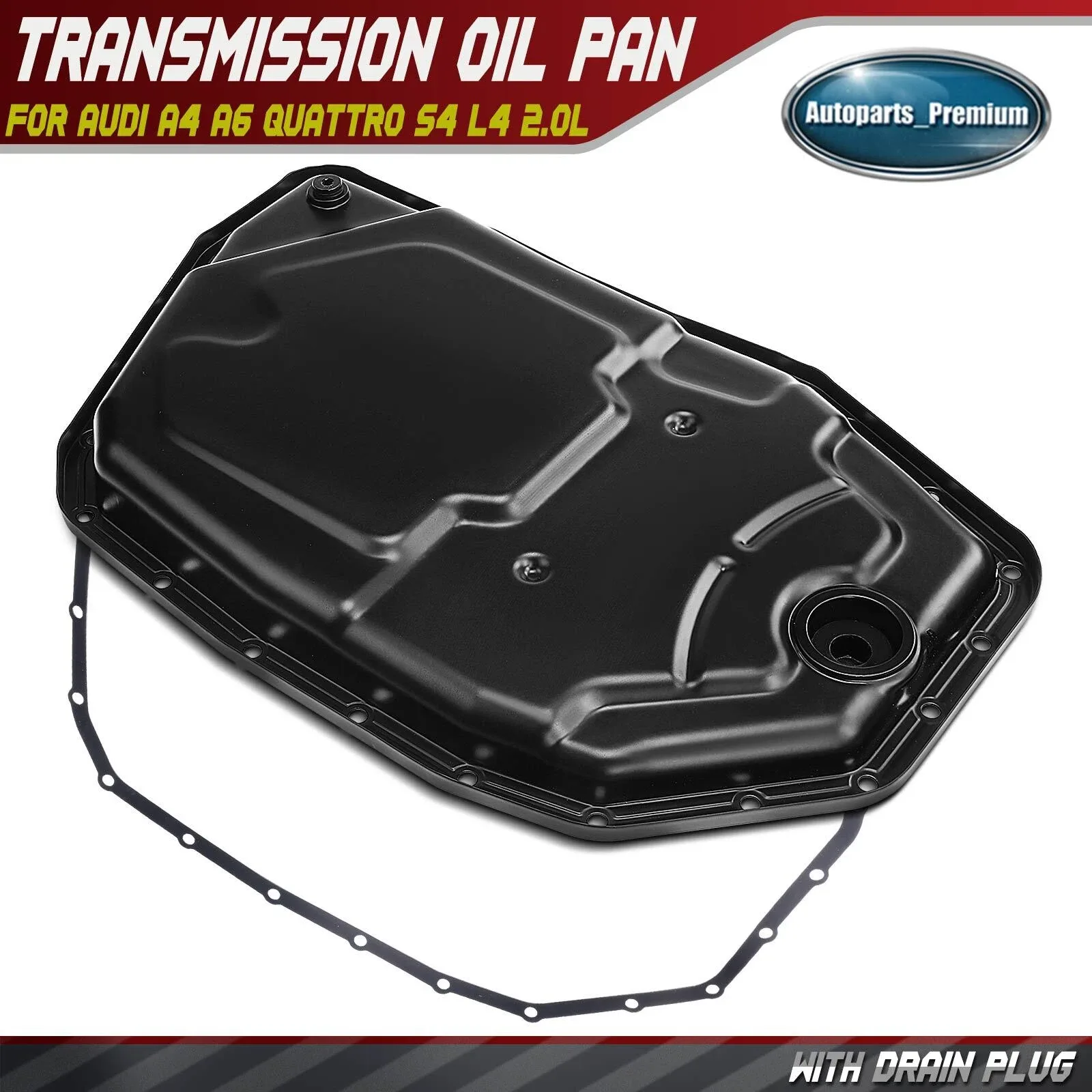 Automatic Transmission Oil Pan w/ Gasket for Audi A4 2005-2008 A4 A6 Quattro S4