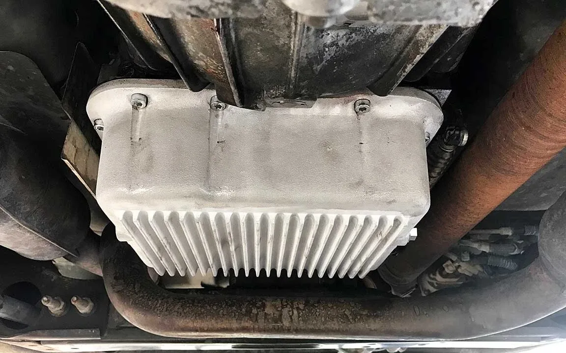 GM Transmission Deep Oil Pan 4L60E, 4L65E, 4L70E, 4L75E - CAST ALUMINUM  W/Step image 2