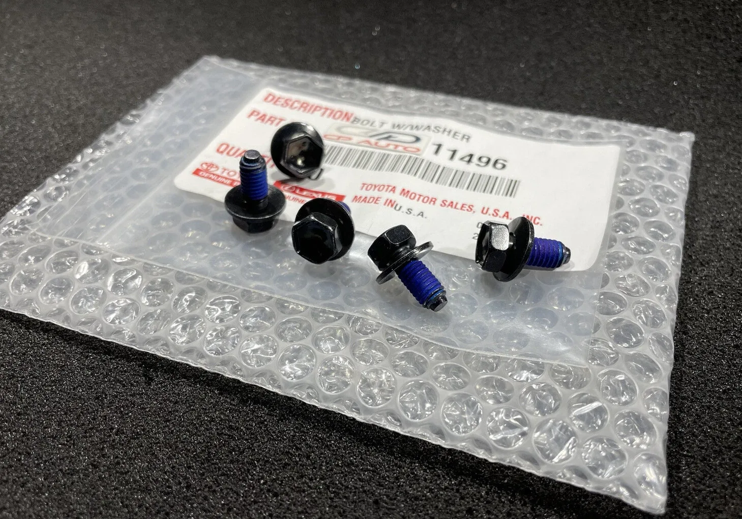 (5) NEW OEM 03 - 07 TOYOTA LAND CRUISER TRANSMISSION TRANS PAN COVER BOLTS