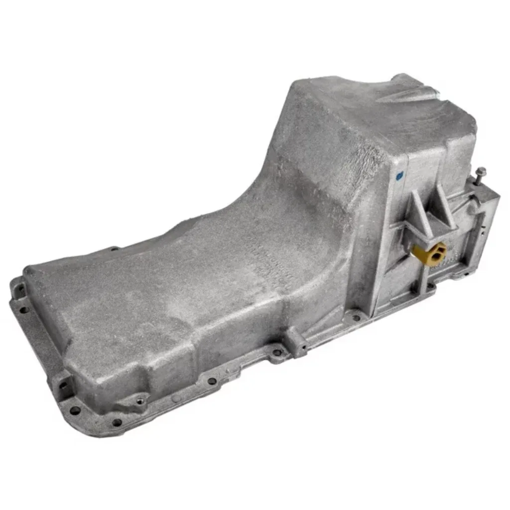 For Chevy Silverado 3500 2001-2006 Engine Oil Pan | Aluminum | Natural 12579273 image 2
