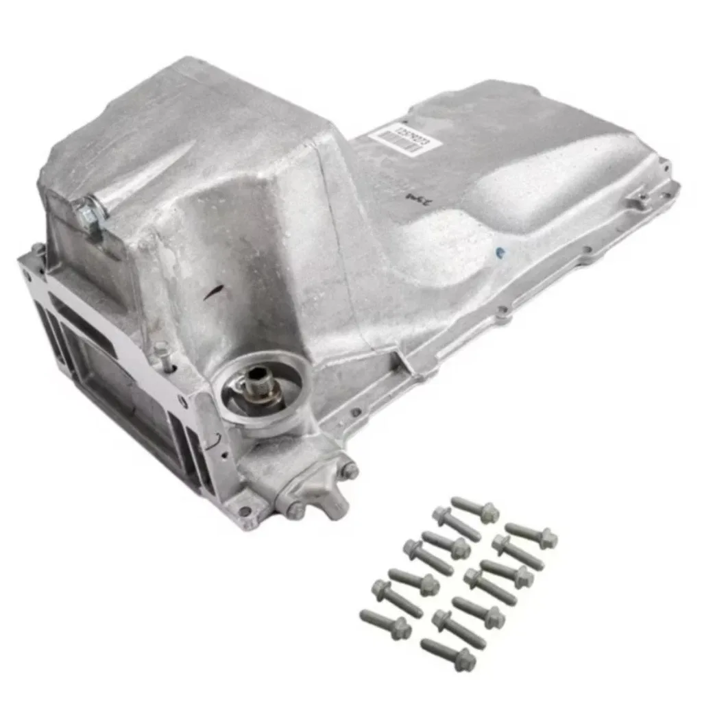 For GMC Sierra 2500 HD 2001-2006 Engine Oil Pan | Aluminum | Natural | 12579273 image 3