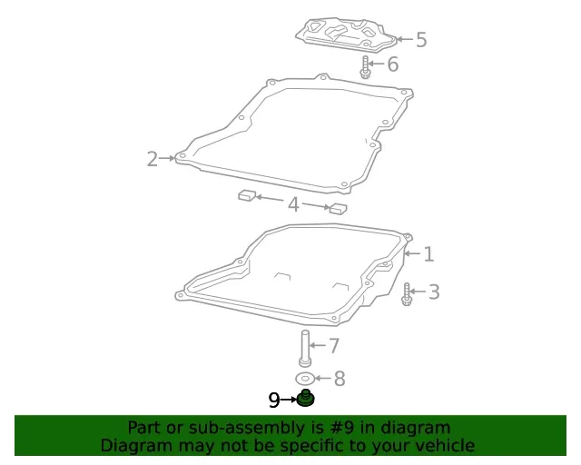 Genuine Audi Transmission Drain Plug WHT-000-310-A image 4