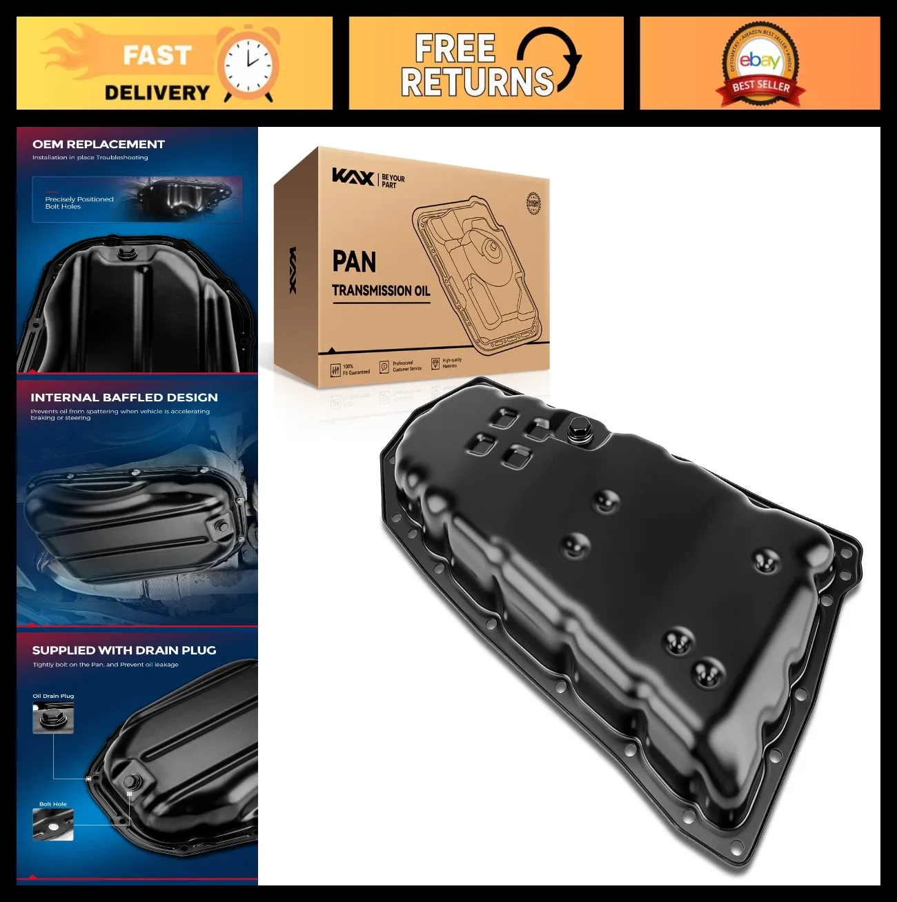 Transmission Oil Pan Replacement for Nissan Altima, Juke, Rogue, NV200, FWD CVT