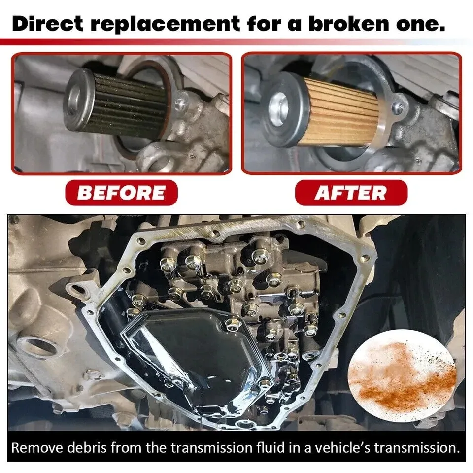 2012-2019 Nissan Sentra / Versa CVT Transmission Oil Filter & Pan Gasket JF015E image 3