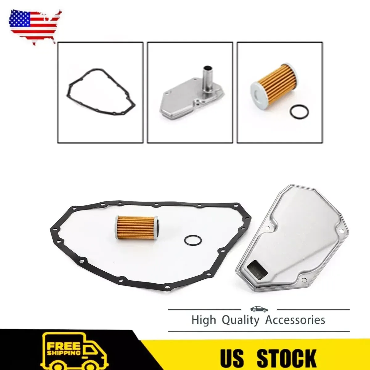 2012-2019 Nissan Sentra / Versa CVT Transmission Oil Filter & Pan Gasket JF015E