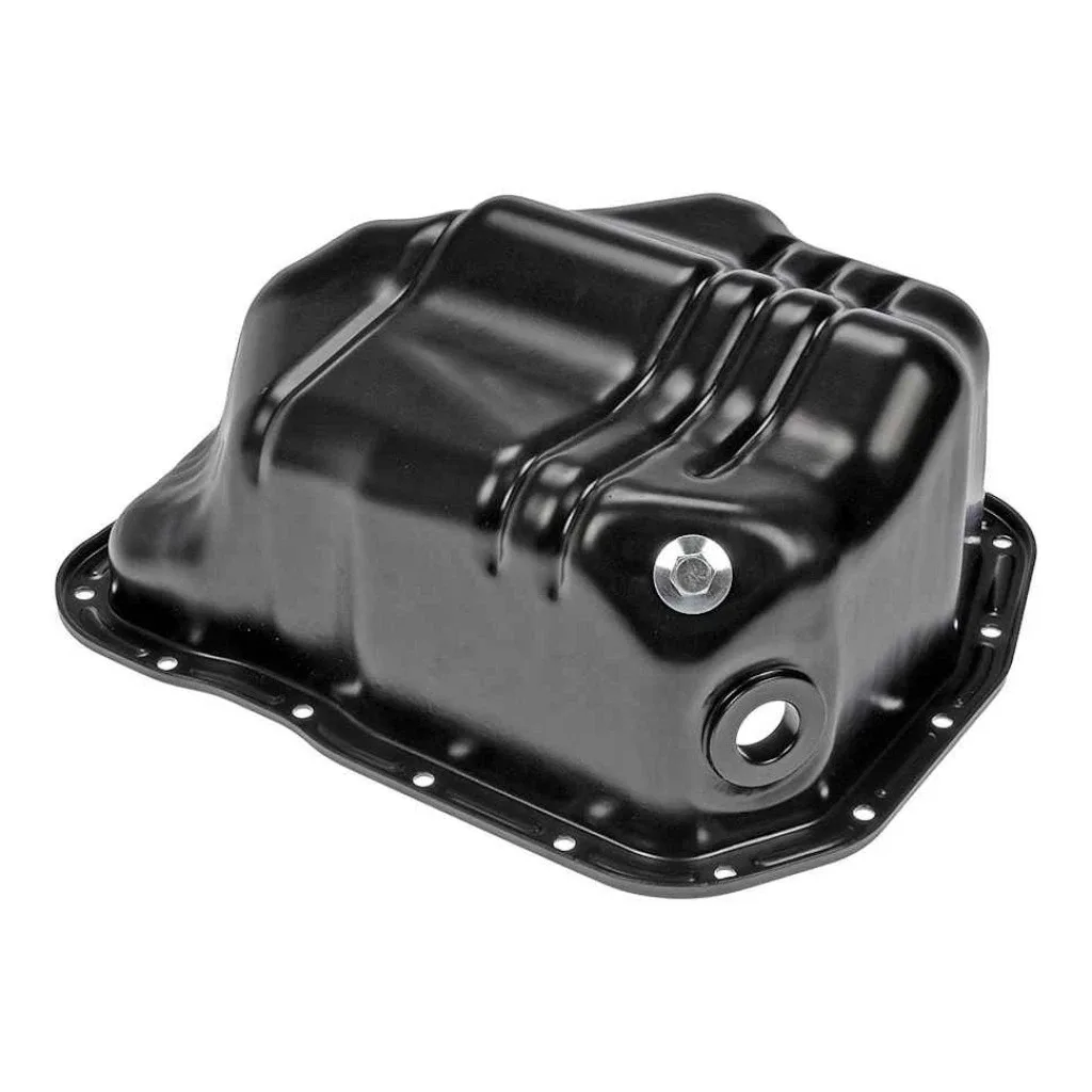For Chevy Silverado 2500 HD 2001-2010 Engine Oil Pan | Steel | Black Wet Sump