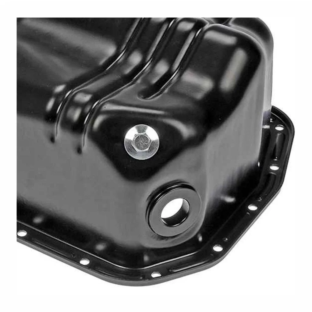 For GMC Sierra 3500 2001-2006 Engine Oil Pan | Steel | Black | Wet Sump Type image 3