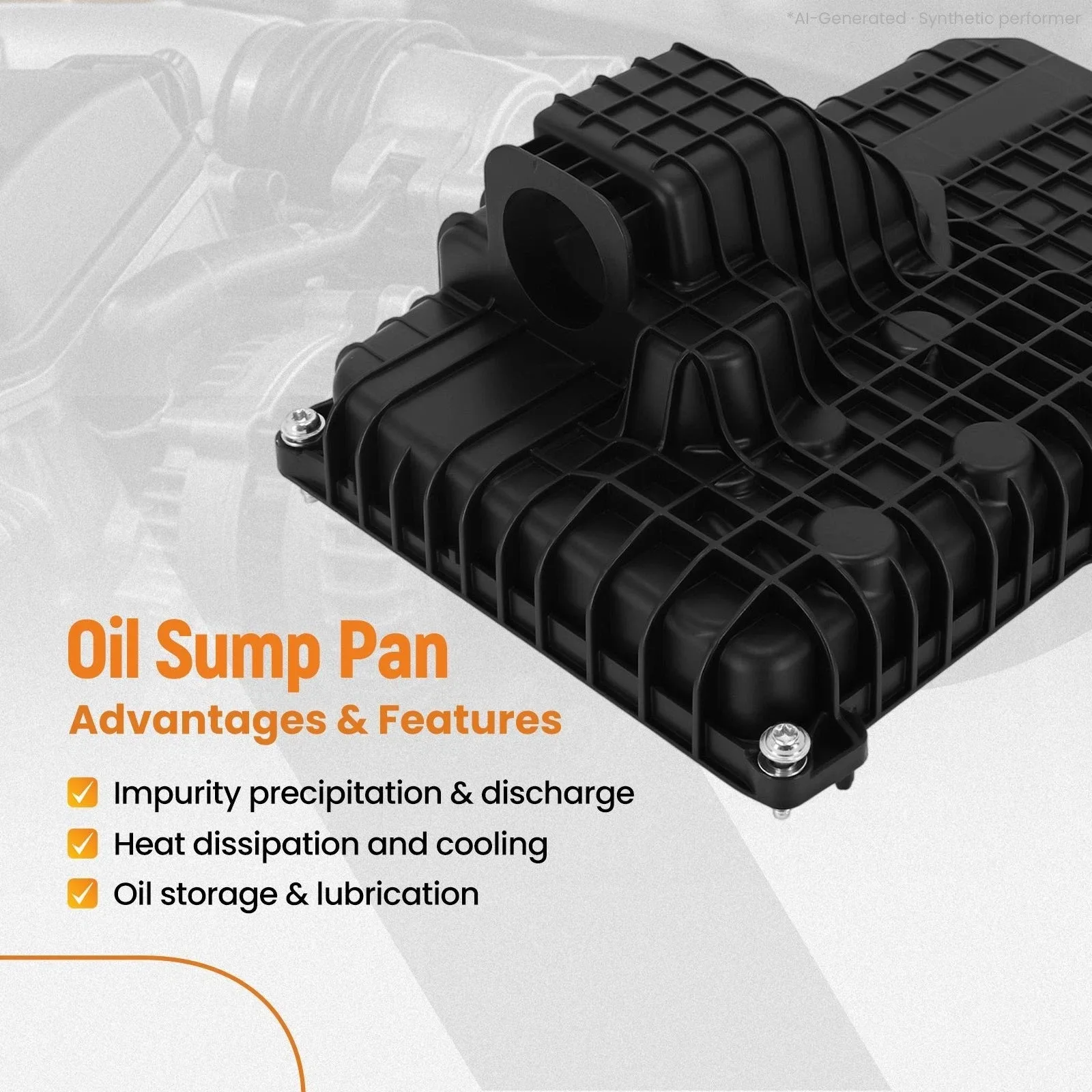 2015-2020 Fiat 500L Automatic Transmission Oil Pan 04752951AA image 4