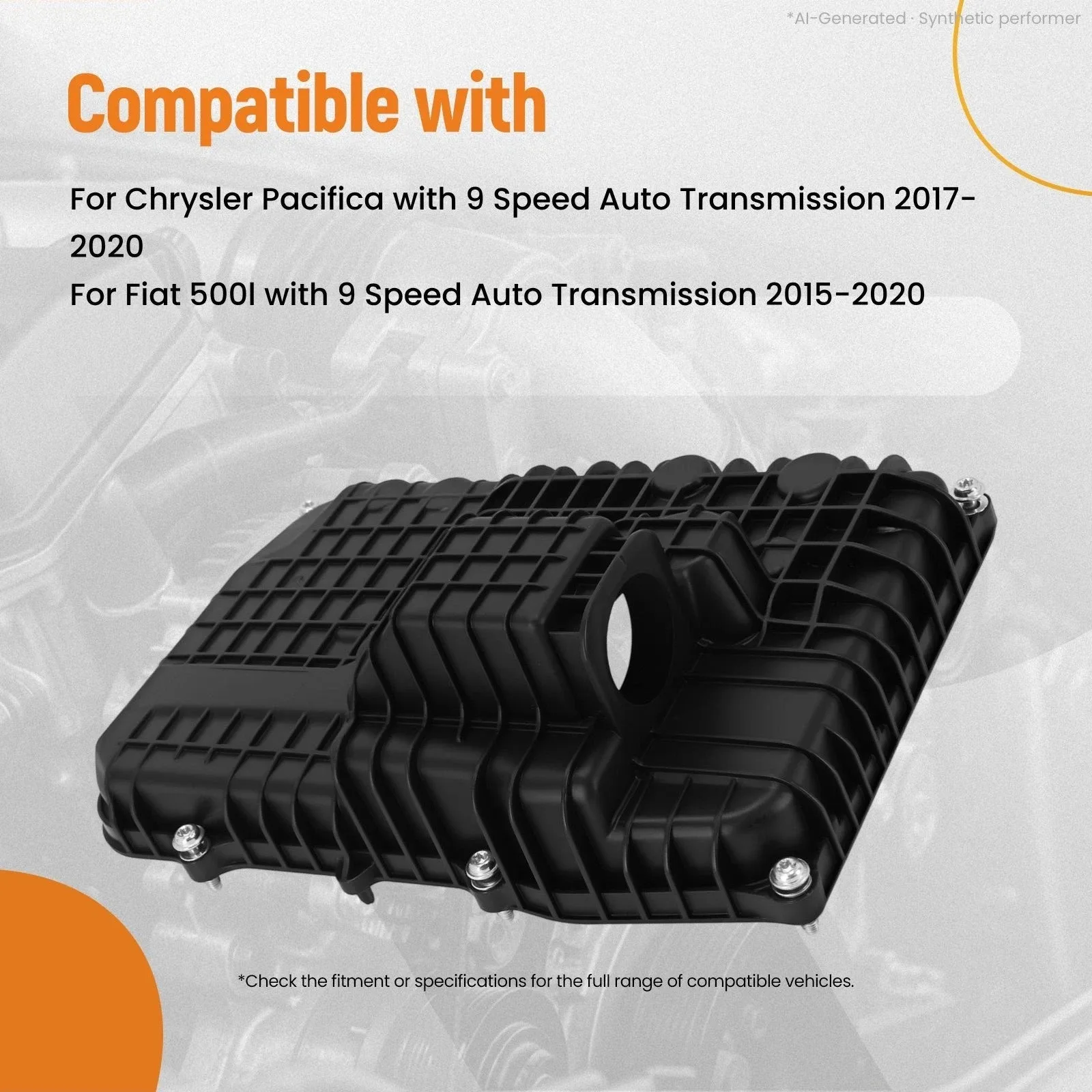 Automatic Transmission Oil Pan for Chrysler Pacifica 9 Speed 2017-2020 Kit image 3
