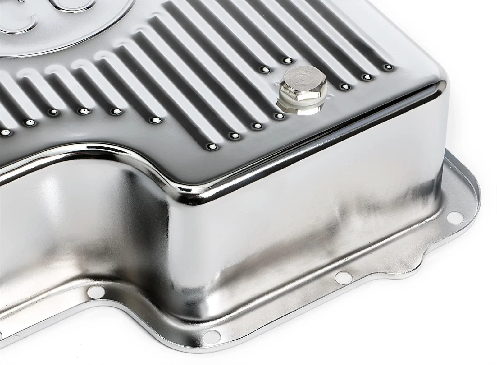 1966-1991 Ford/Mercury C6 Chrome Steel Deep Capacity Transmission Oil Pan image 3