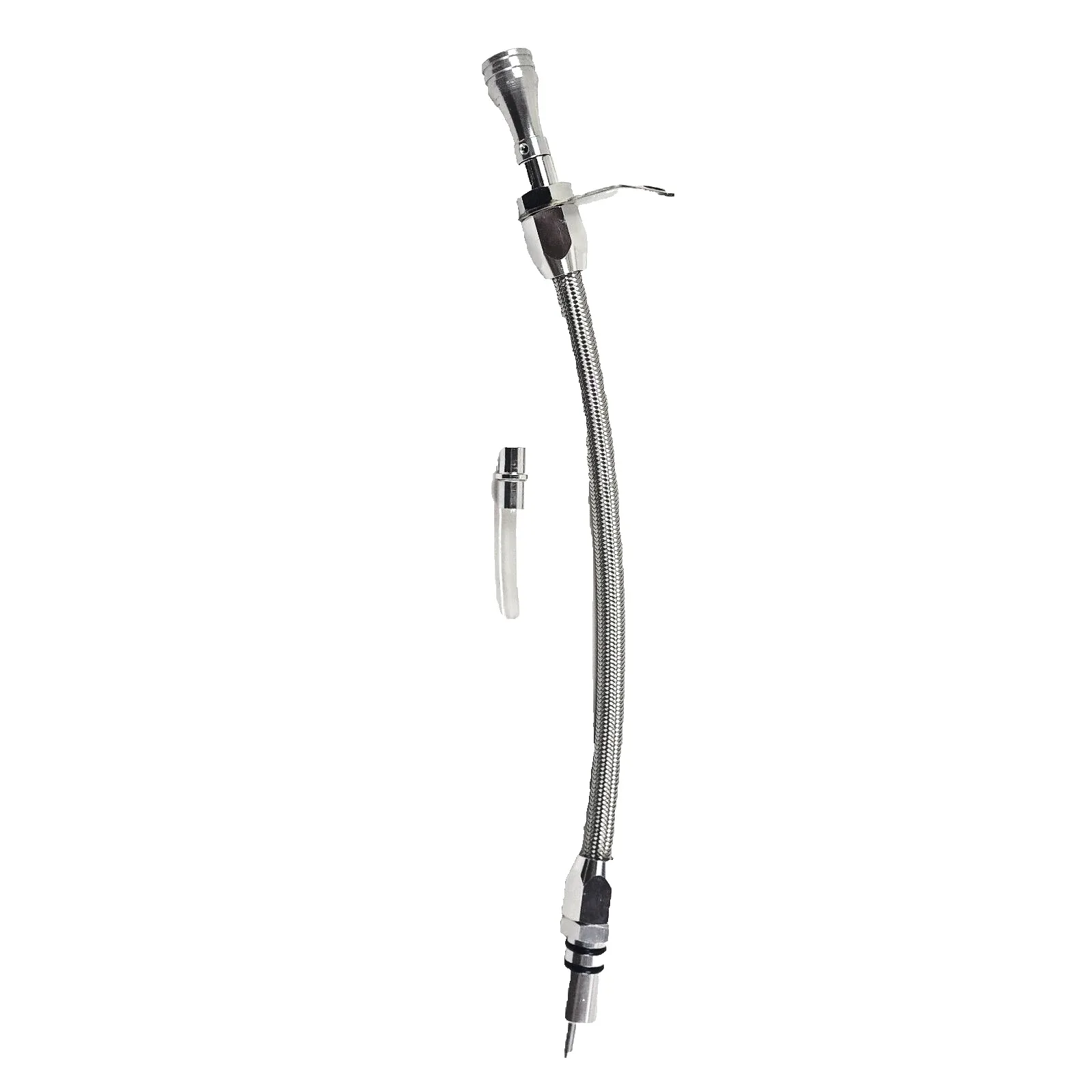 1997- Up Chevy Ls1 Stainless Braided Engine Oil Pan Dip Stick E44531