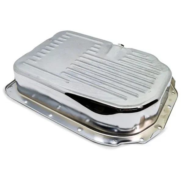 Chrome Steel 4" Deep Transmission Oil Pan for Chevy/GM 4L80E - HZ-4181-C image 2