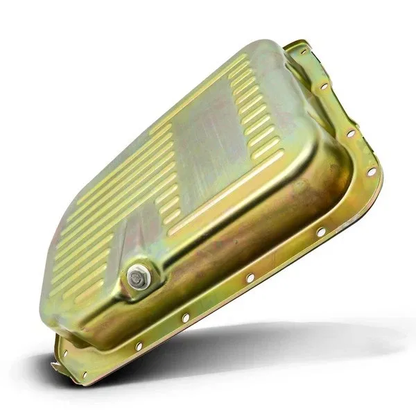 Zinc Steel Transmission Oil Pan for 90 96 Chevy GM 4L80E 4L85E Drain Plug image 2