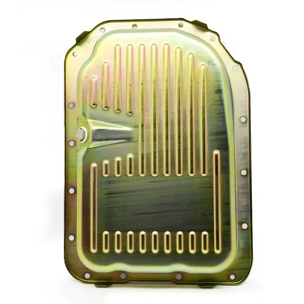 Zinc Steel Transmission Oil Pan for 90 96 Chevy GM 4L80E 4L85E Drain Plug image 3