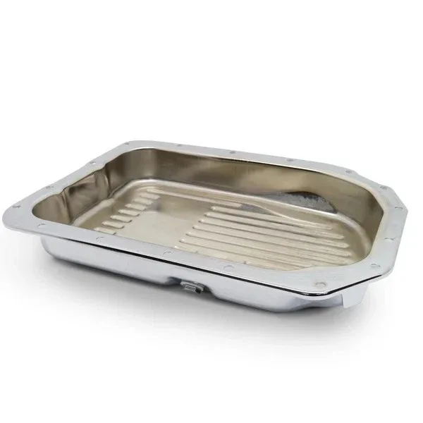 1990-1996 Chevy GM 4L80E/4L85E Chrome Steel Transmission Oil Pan HZ-4180-C image 2