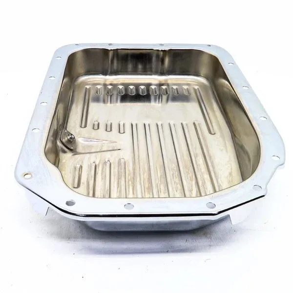 1990-1996 Chevy GM 4L80E/4L85E Chrome Steel Transmission Oil Pan HZ-4180-C image 3