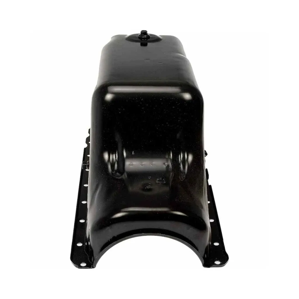 For Chevy C6500 Kodiak 1997-2000 Oil Pan | Coated Steel | Painted Finish | Black image 2