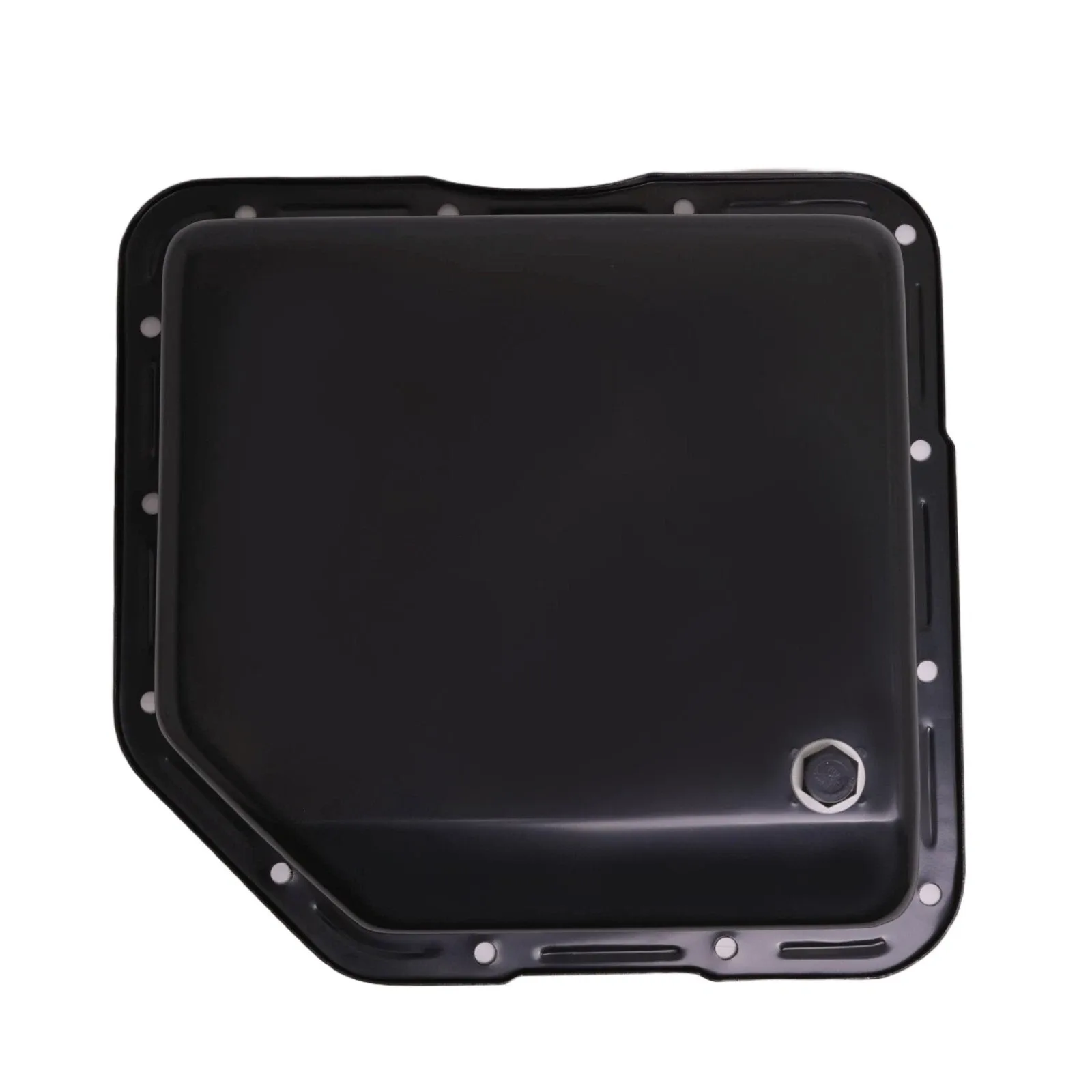 GM Turbo 350 (TH350) Steel Transmission Pan Black GXS-350PPBK-KT image 2