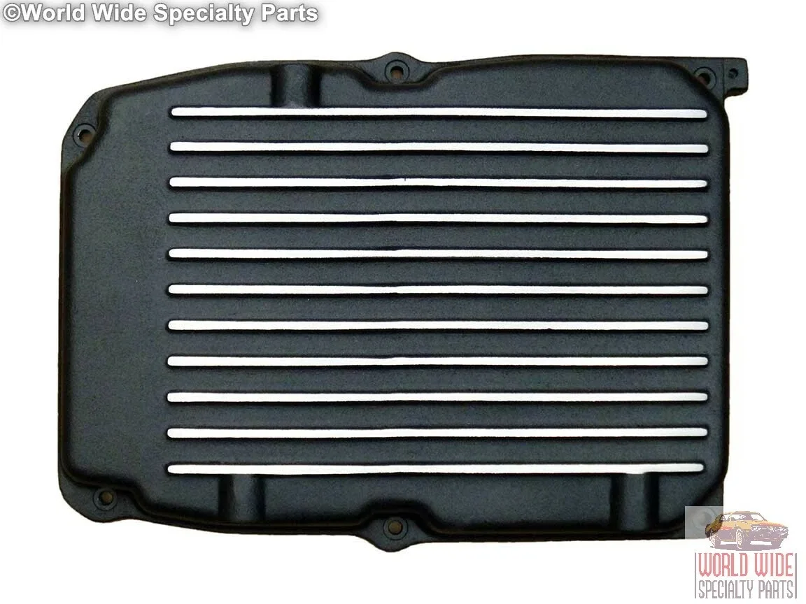 Chrysler, Dodge NAG1 HD Transmission Pan, Stock Capacity - Black Powder Coat