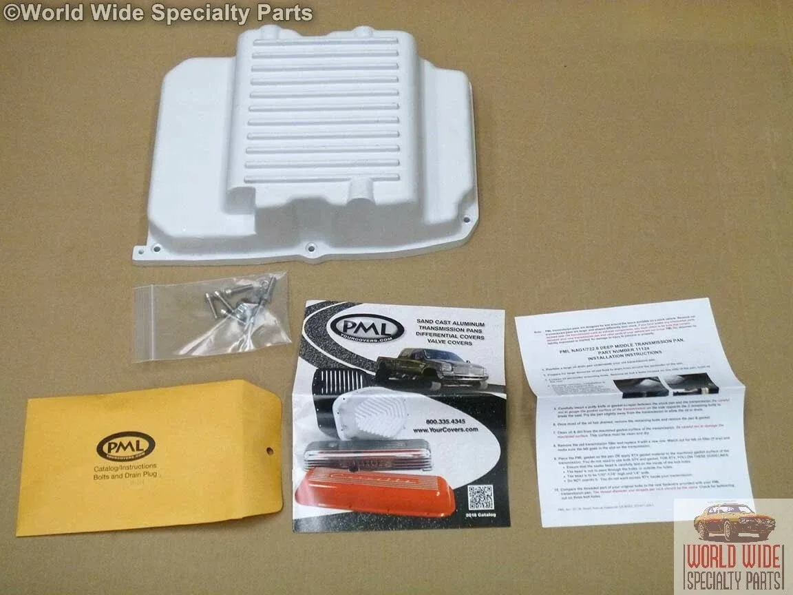 Chrysler, Dodge NAG1 Deep Middle Transmission Pan, Extra Cap. - Cast Aluminum image 4