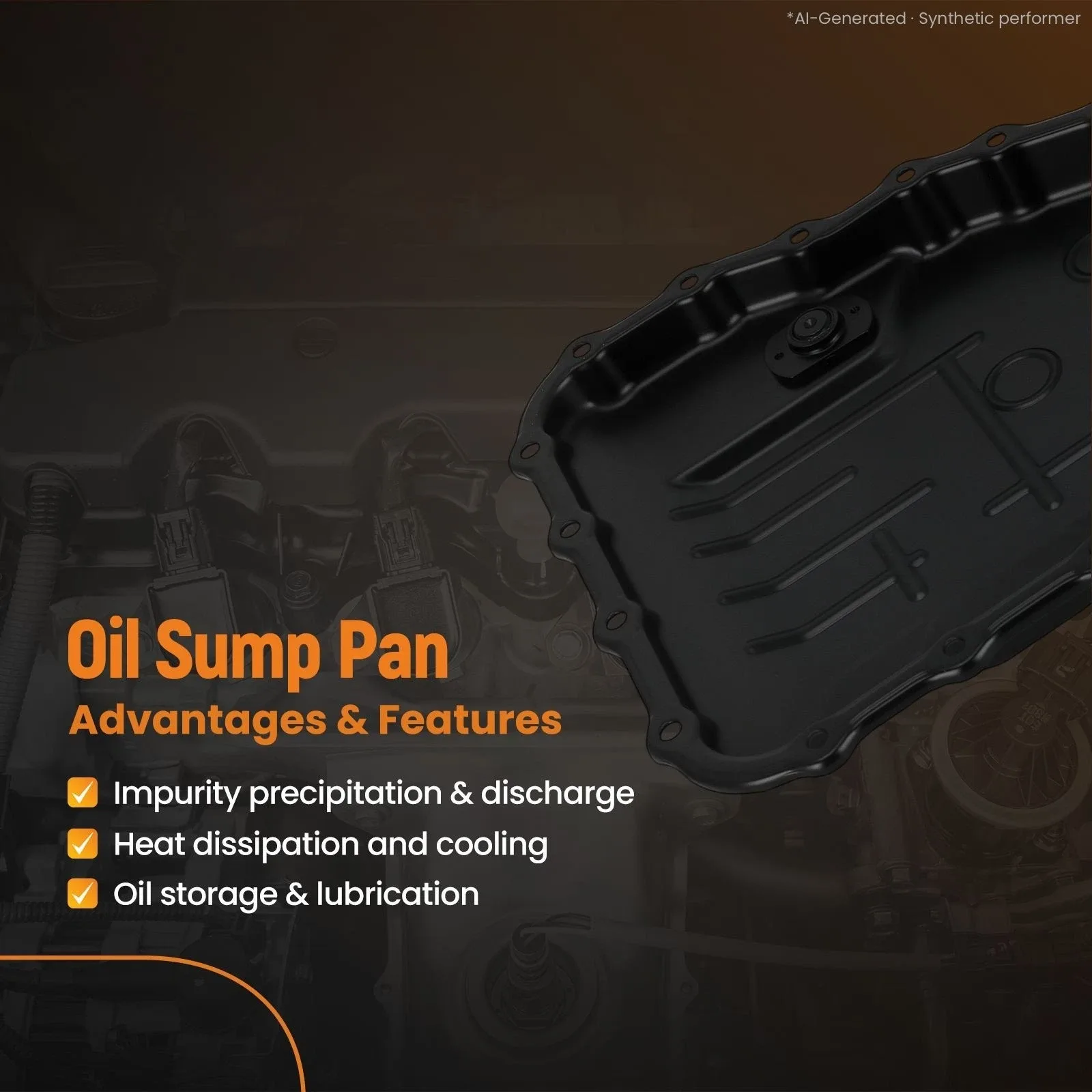 Automatic Transmission Oil Pan for Kia Spectra5 Hatchback 2005-2009 image 2