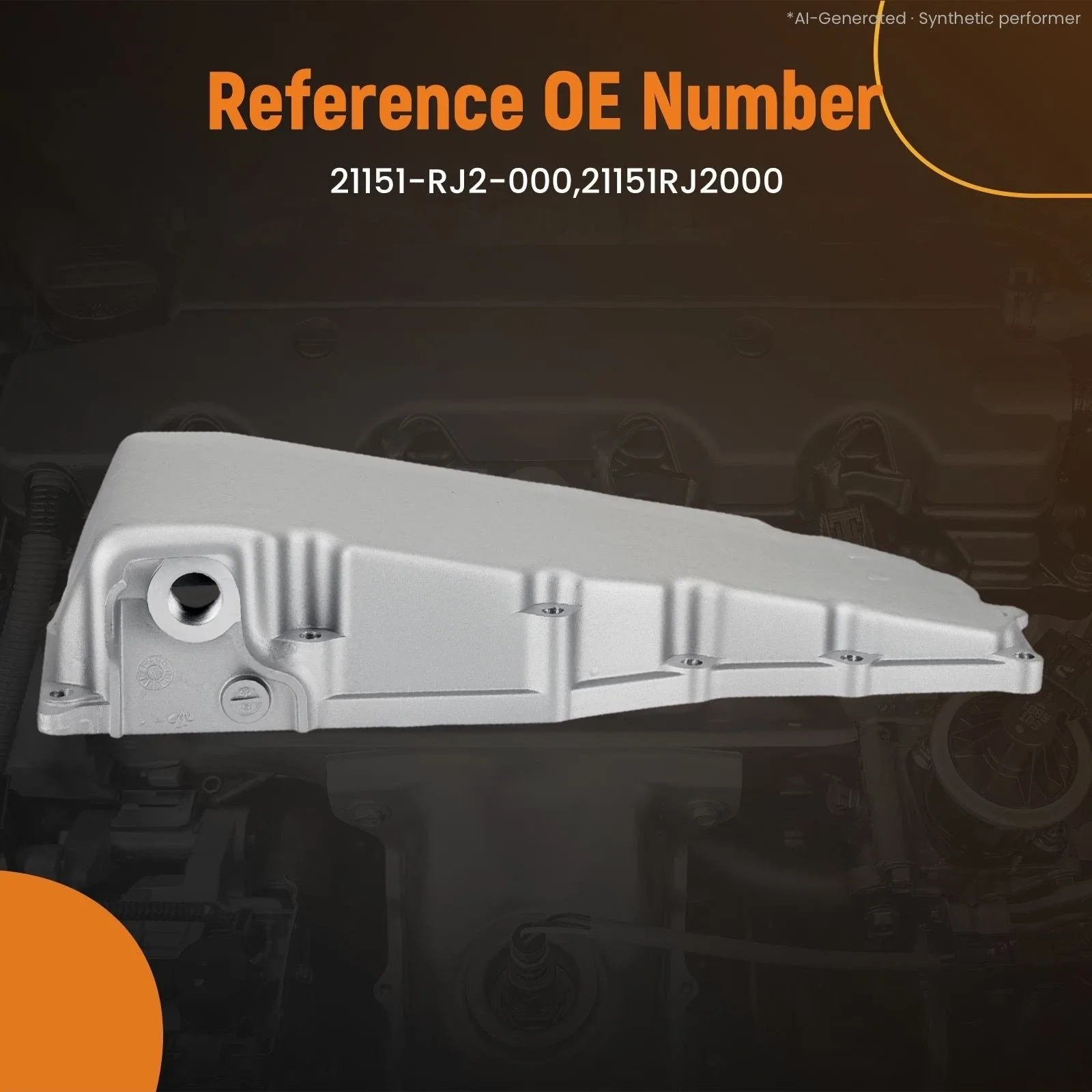 Automatic Transmission Oil Pan for Honda Accord 2.4L 3.5L 2013 2014 21151RJ2000 image 2