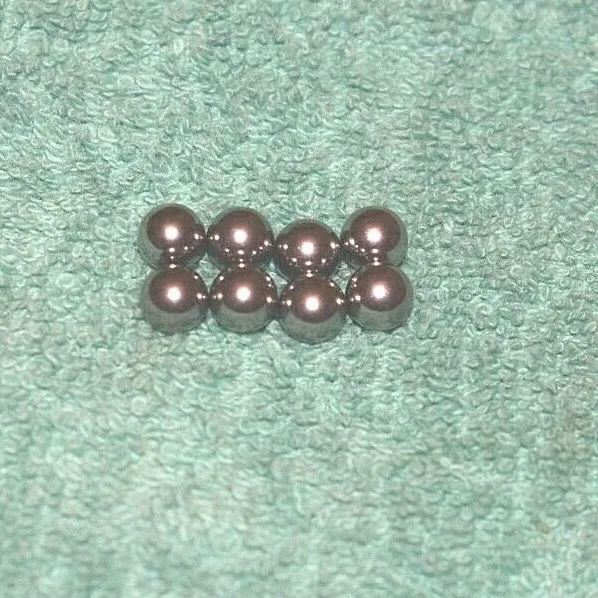 8 GM Steel Valve Body Check Balls 1/4'' 4L65E  4L70E  700R4  TH350  TH400  2004R
