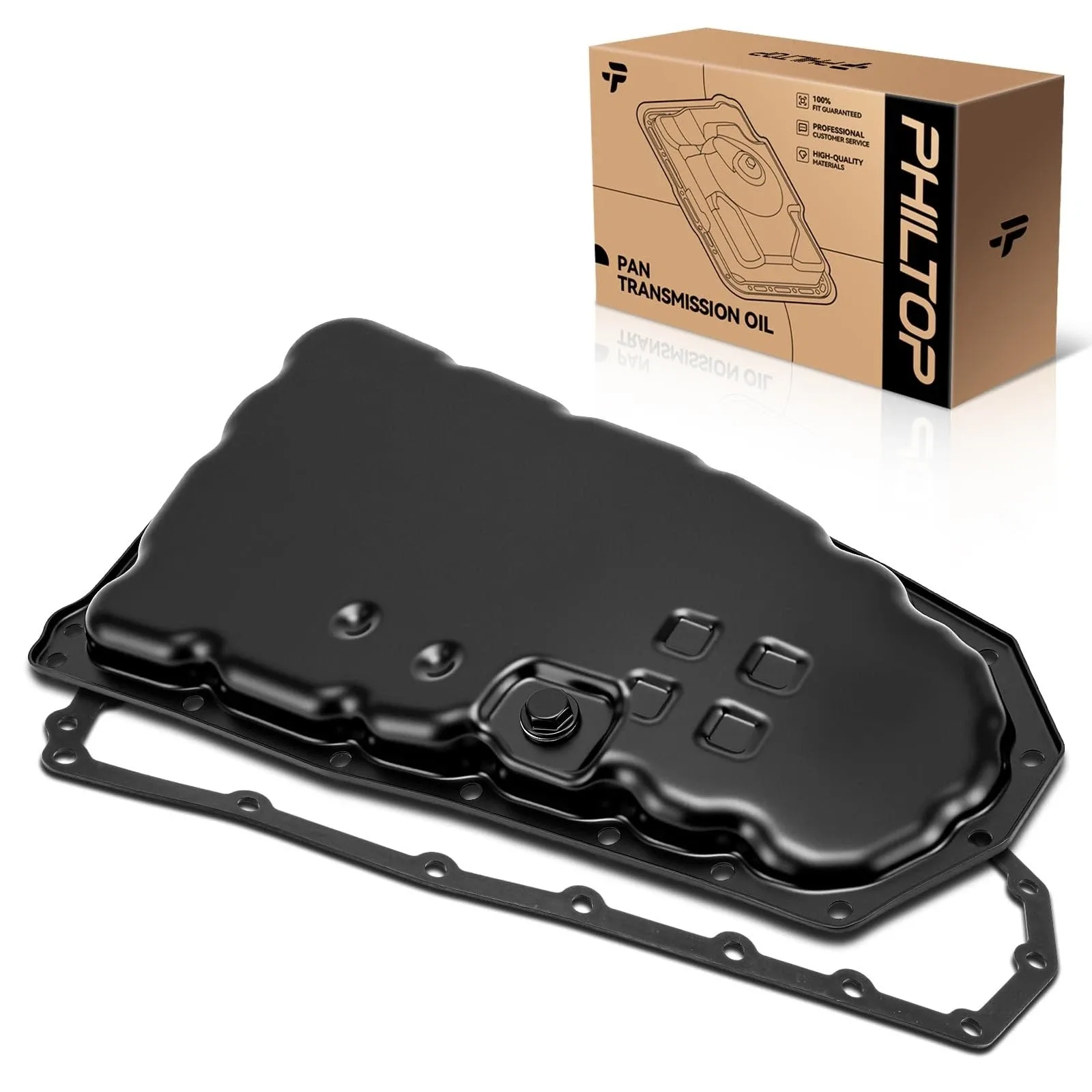 Transmission Oil Pan with Gasket for 2007-2012 Sentra, 2008-2013 Rogue FWD, NV20 image 2