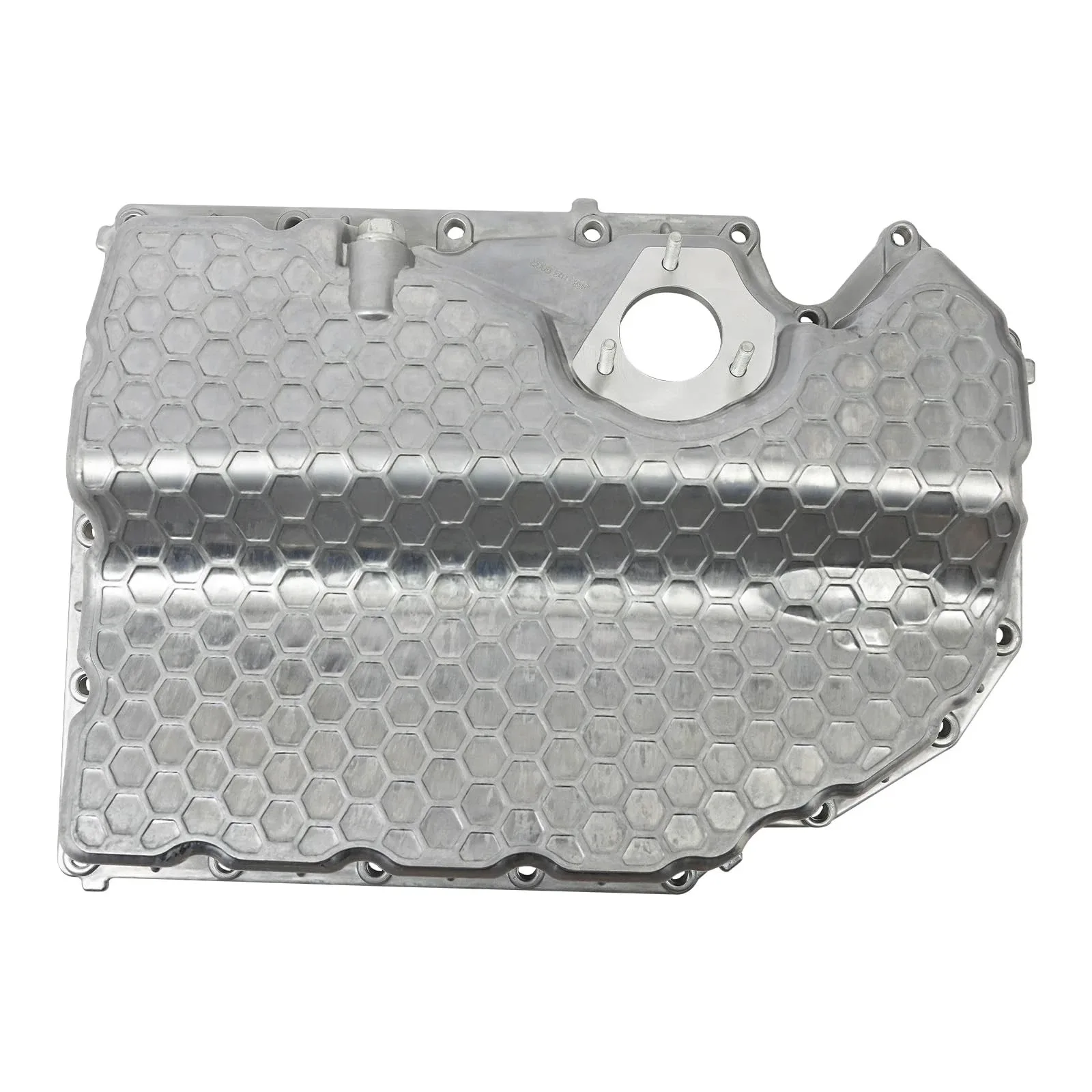 Engine Oil Pan Aluminum w/Drain Plug for 14-23 Golf GTI A3 TT TTS Jetta Tiguan