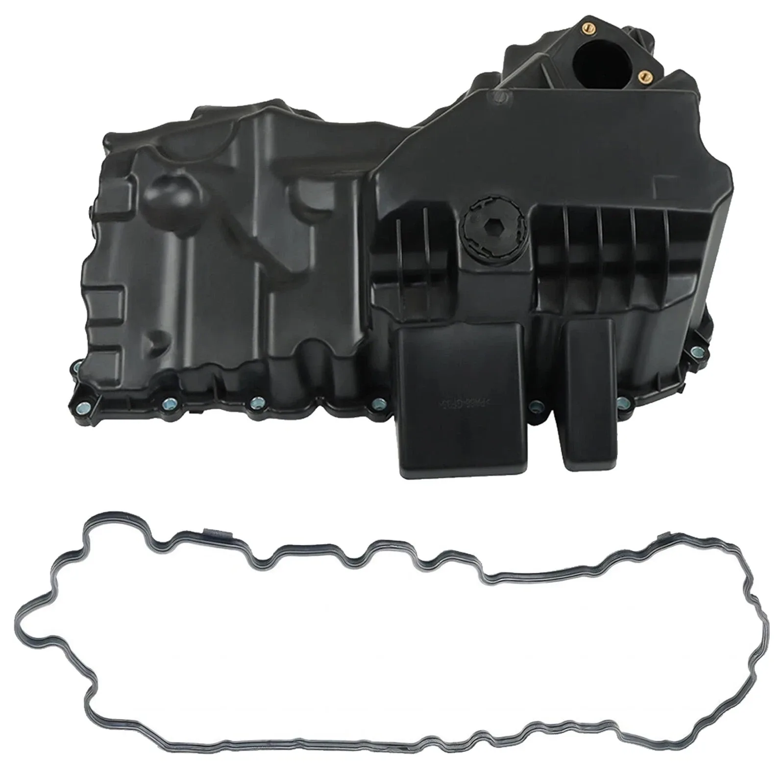 BMW 2.0L Engine Oil Pan (Sump) with Drain Plug & Gasket - 11137618512
